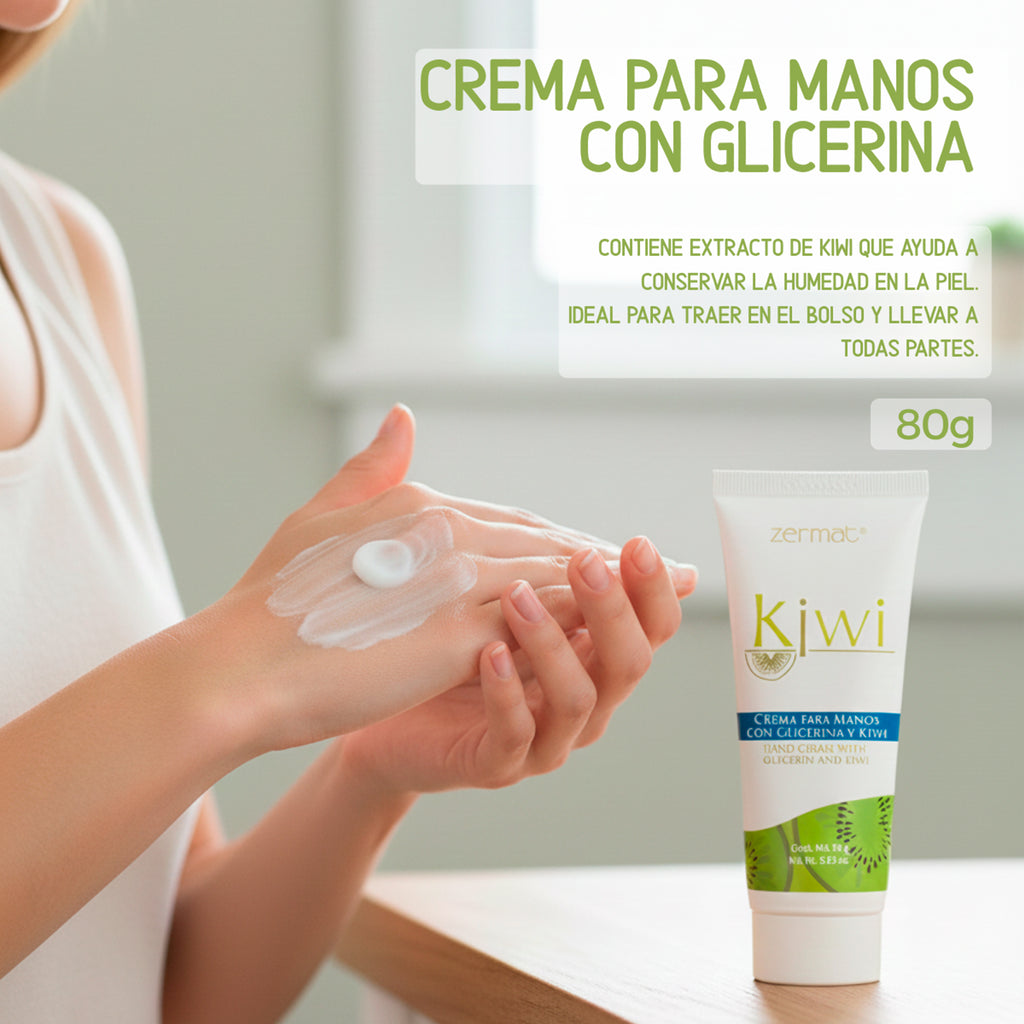 Paquete 4 Piezas Kiwi Zermat Fragancia Unisex Crema Refresca