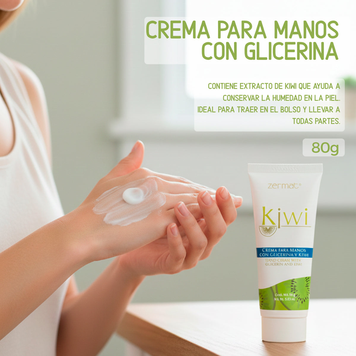 Paquete 4 Piezas Kiwi Zermat Fragancia Unisex Crema Refresca