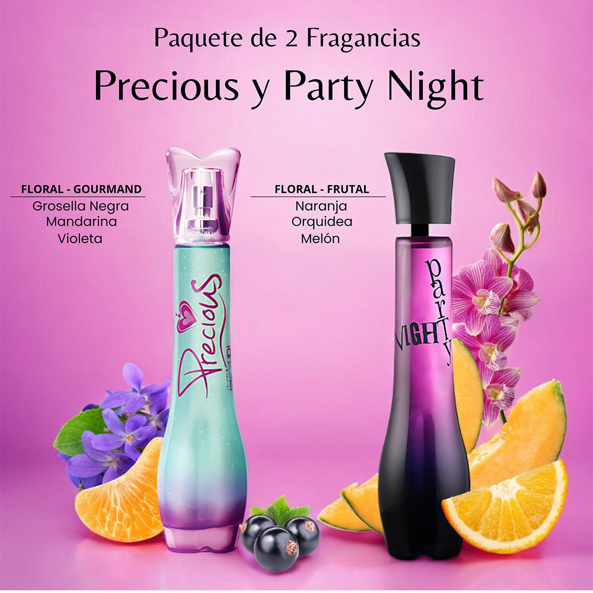 Set perfumes Zermat mujer Precious y Party Night 100ml