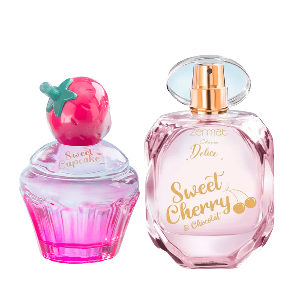 Paquete 2 Fragancias niña Zermat Sweet Cupcake Chocolat 50ml