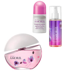 Set Zermat Amorel mujer perfume, desodorante y refrescante
