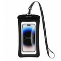 Funda Impermeable Celular Quikcell Sumergible 6.9 Negra