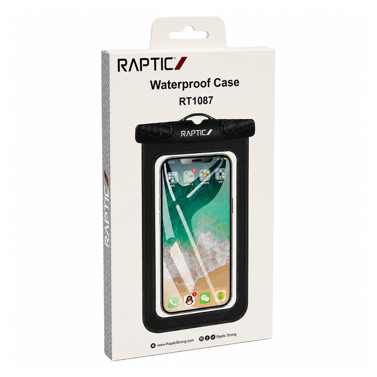 Funda Impermeable Celular Quikcell Sumergible 6.9 Negra