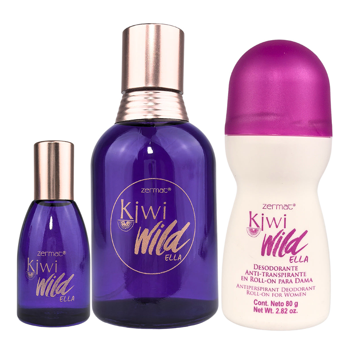Perfume Kiwi Wild Zermat Dama 135 ml + Desodorante