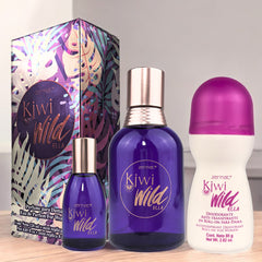 Perfume Kiwi Wild Zermat Dama 135 ml + Desodorante