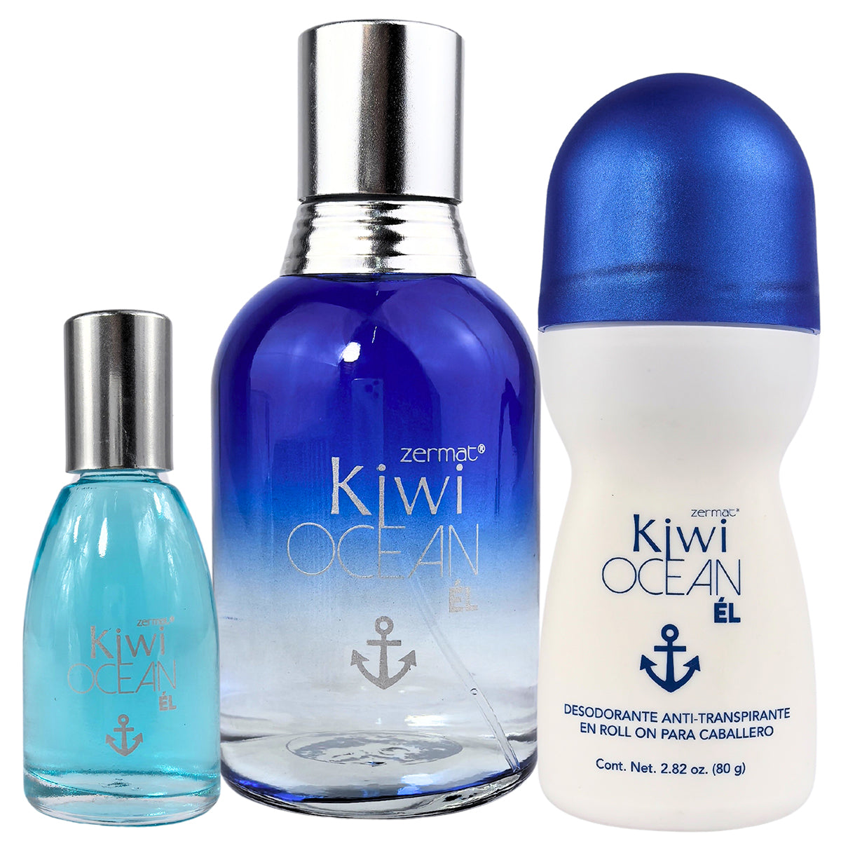 Paquete Perfume Kiwi Ocean Hombre Zermat 135ml Duradero