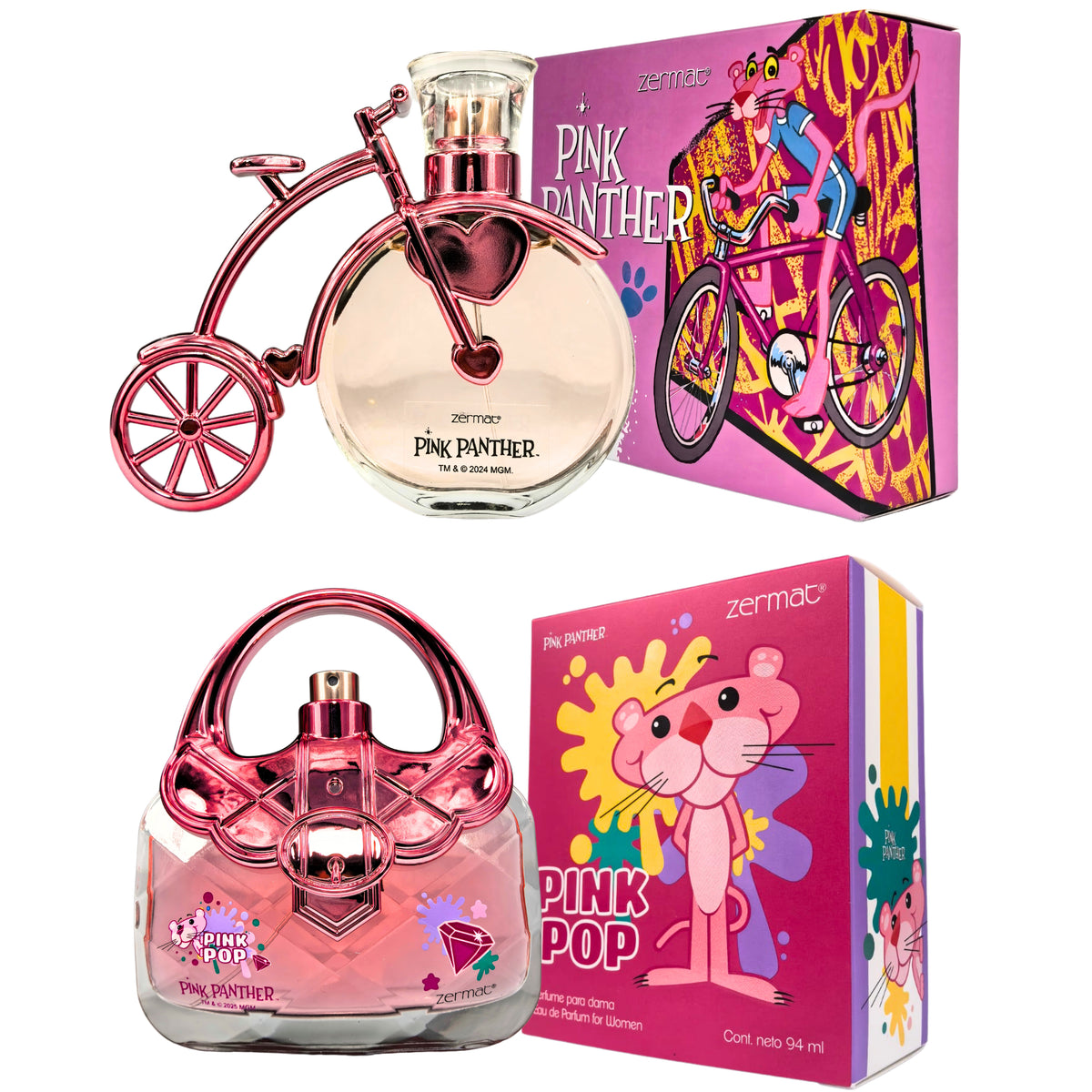 Set perfumes Zermat mujer Pink Panther y Pink Pop floral