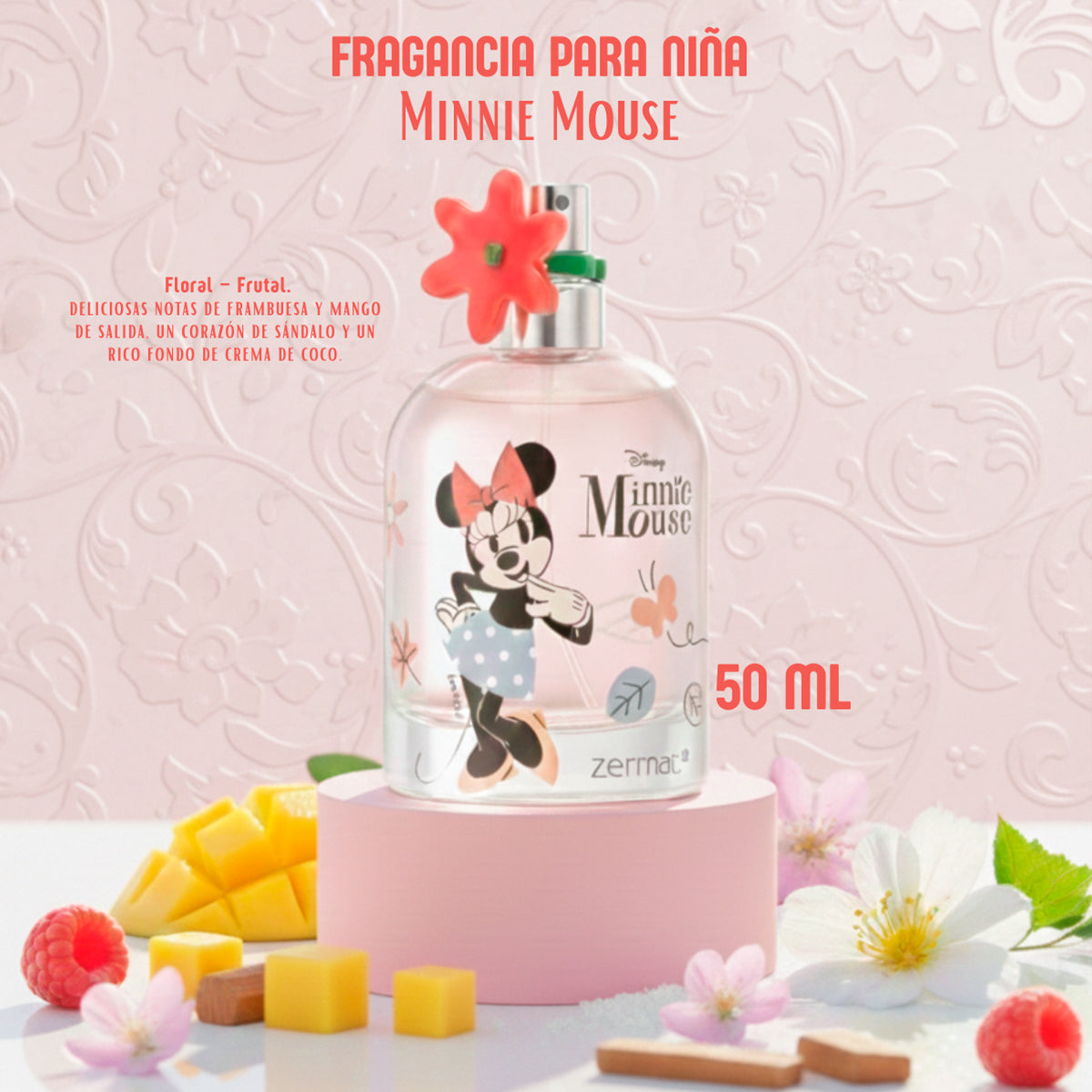 Perfume Niña Fragancia Minnie Mouse Zermat 50ml Floral