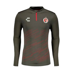 Sudadera Charly Xolos Pullover Hombre 19/20 - GRIS/ROJO M