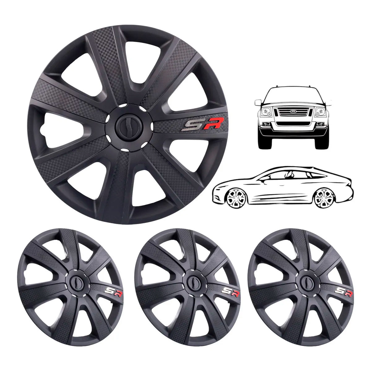 Tapones OWC Optimus Wheel Covers Polveras Rin 15 SR