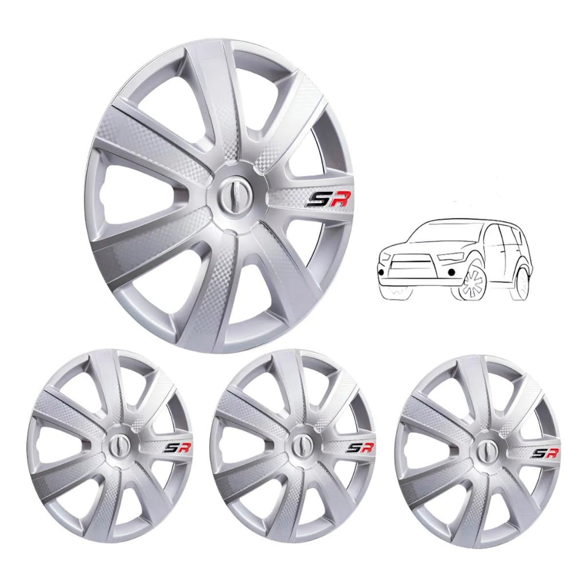Tapones OWC Optimus Wheel Covers Polveras Rin 15 SR