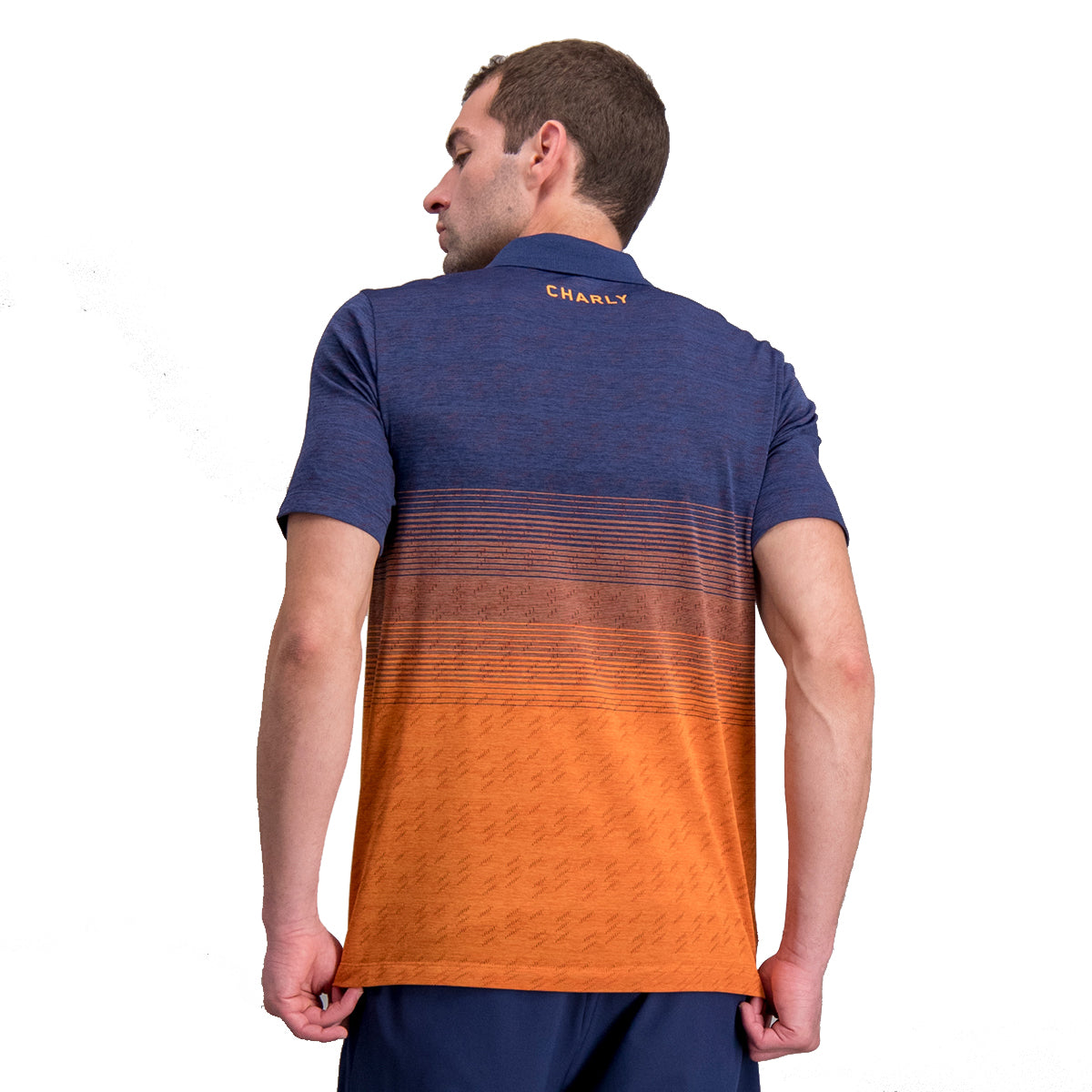 Playera Charly Sport Training Hombre 5007813 - MARINO/NARANJA M