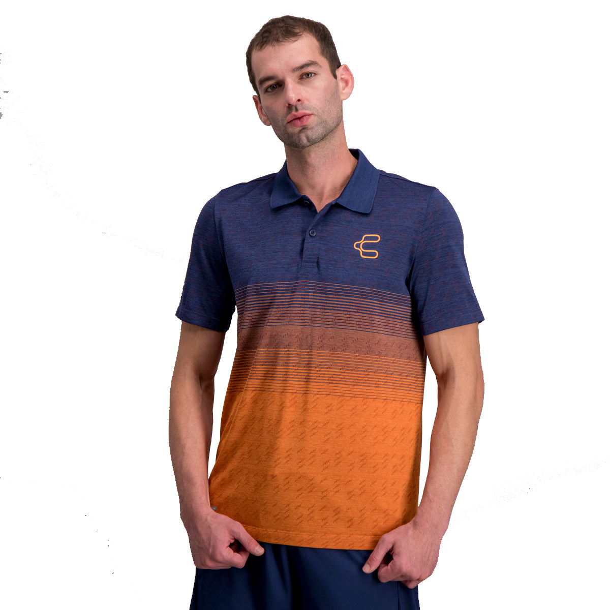 Playera Charly Sport Training Hombre 5007813 - MARINO/NARANJA S