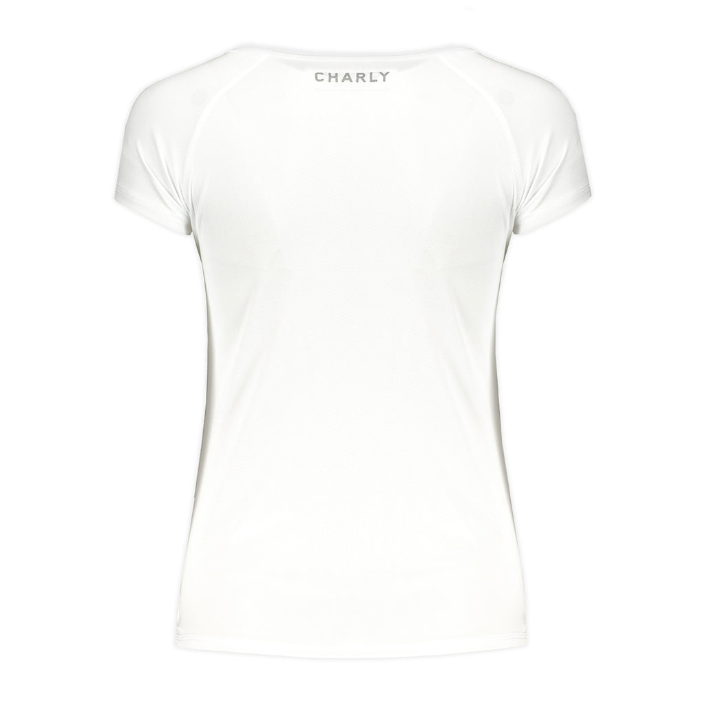 Playera Charly Mujer Fitness 5009281 - Blanco S