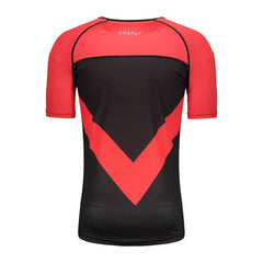 Playera Charly Sport Running Hombre 5009348 - NEGRO/ROJO L