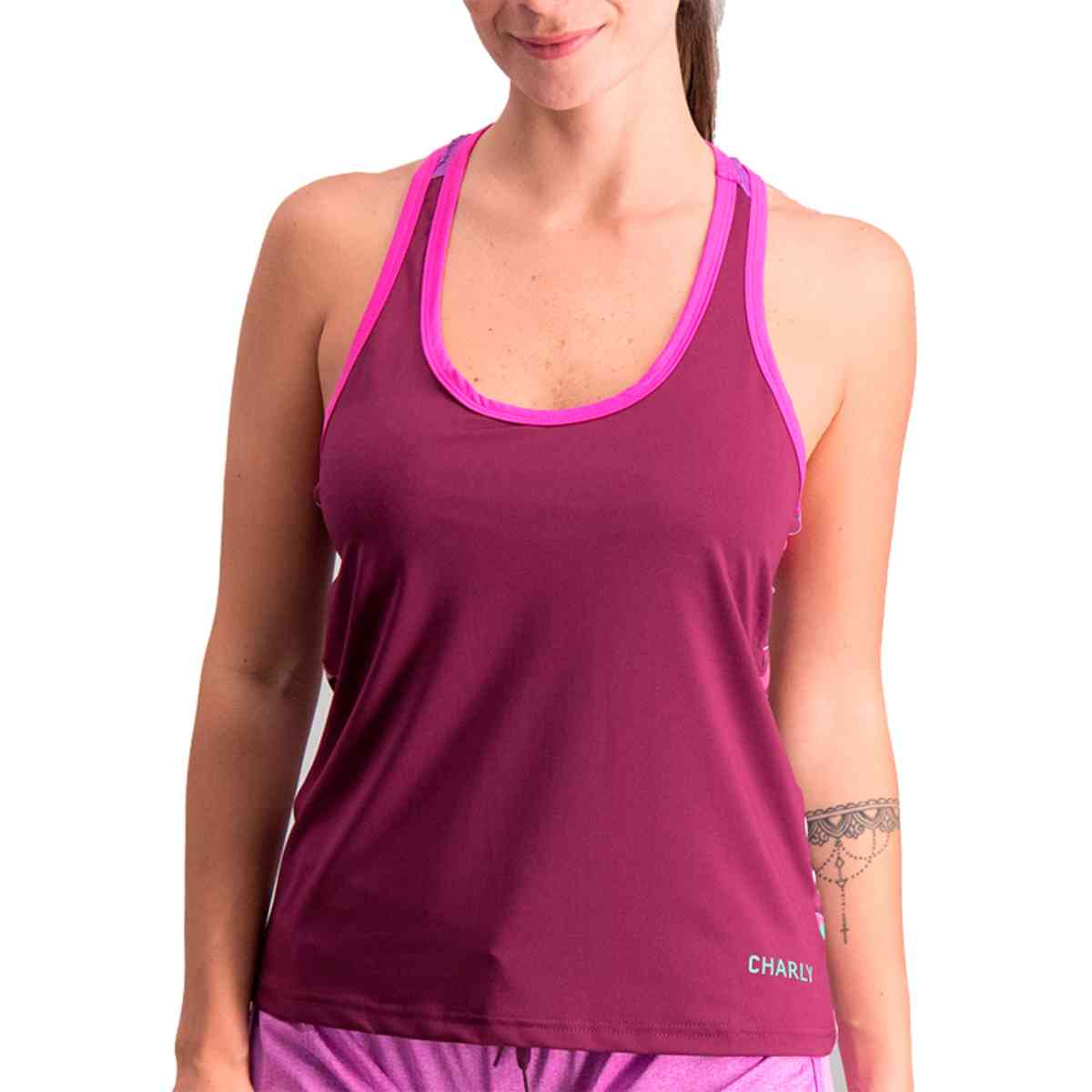 Tank Charly Mujer Fitness 5010071 - Morado S