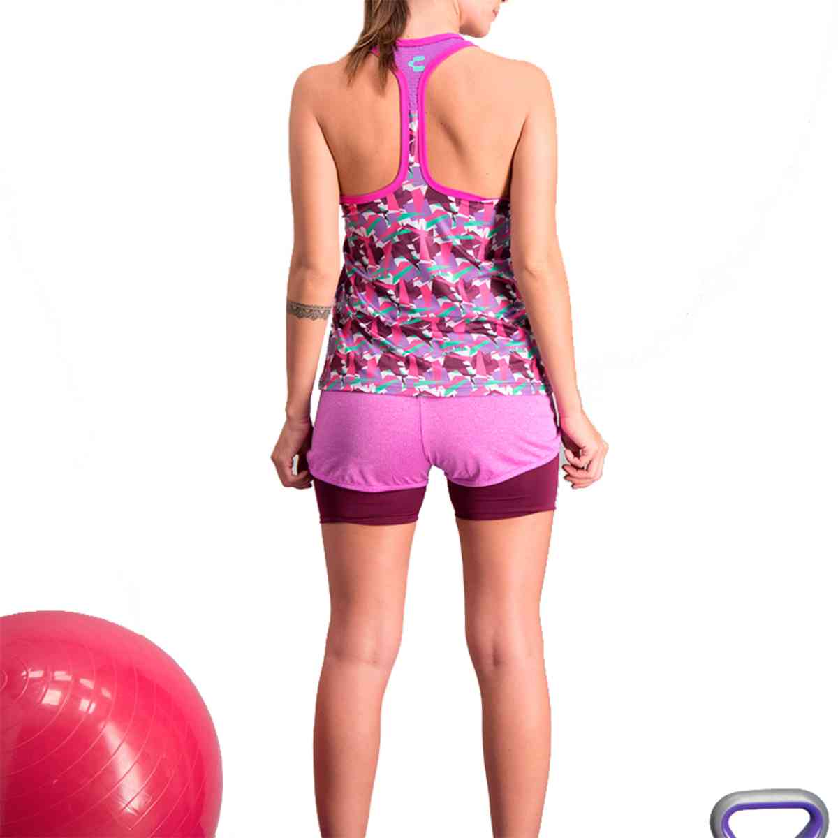 Tank Charly Mujer Fitness 5010071 - Morado L