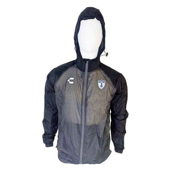 Chamarra Rompevientos Charly Pachuca Entrena Hombre 5016064 - Negro XL