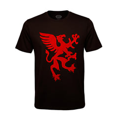 Playera unisex algodón peinado Grypho rampante caballero-S, M, L, XL