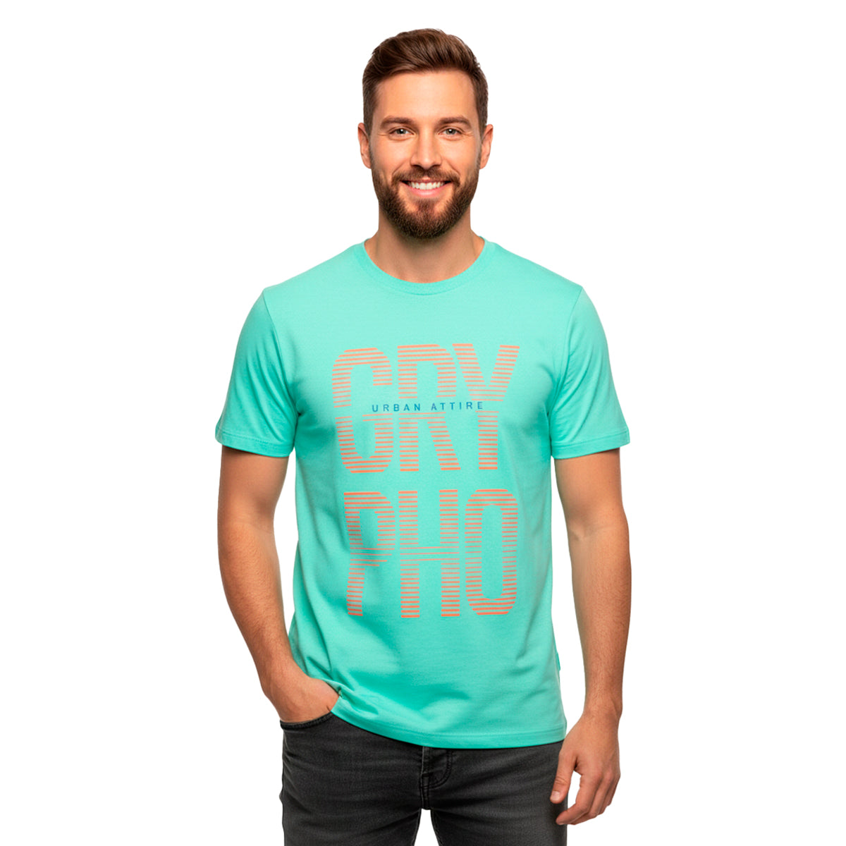 Playera de rayas Stripes High Density Grypho hombre-S, M, L, XL