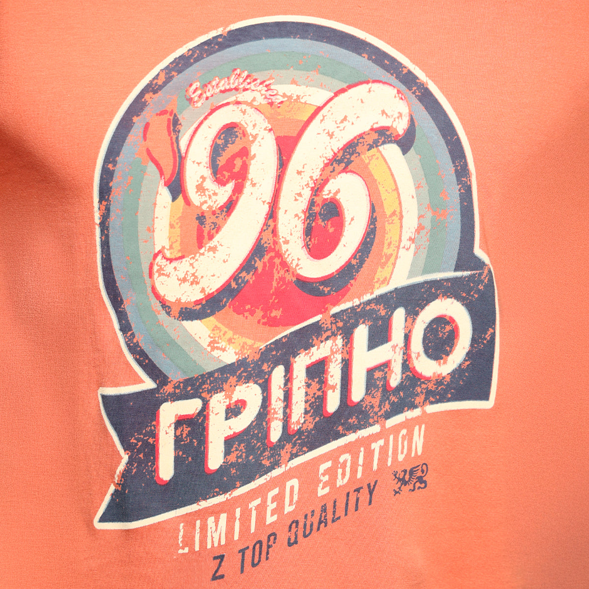 Playera Disco estampada algodón Grypho discharge hombre-S, M, L, XL