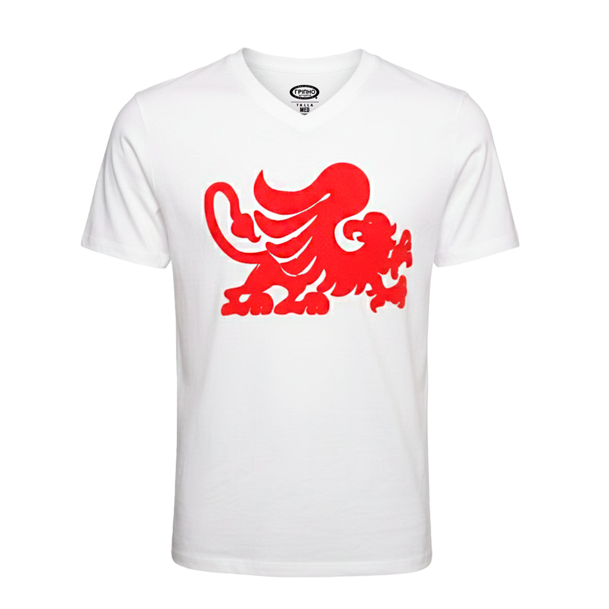 Playera Ragnar para Caballero con Aplicación Flock Grypho-S, M, L, XL
