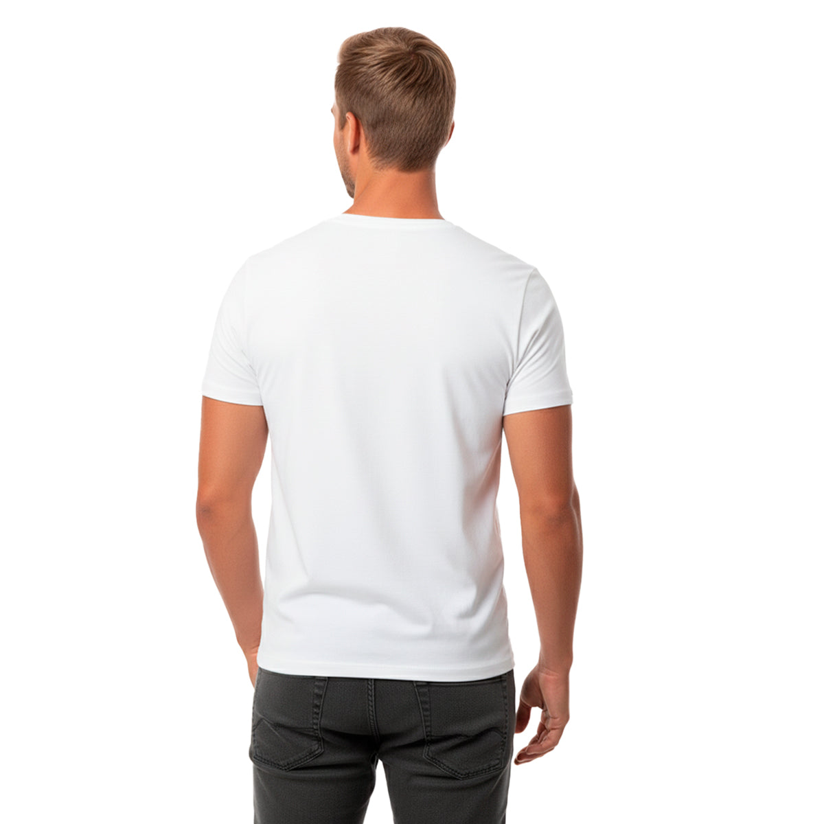 Playera Ragnar para Caballero con Aplicación Flock Grypho-S, M, L, XL