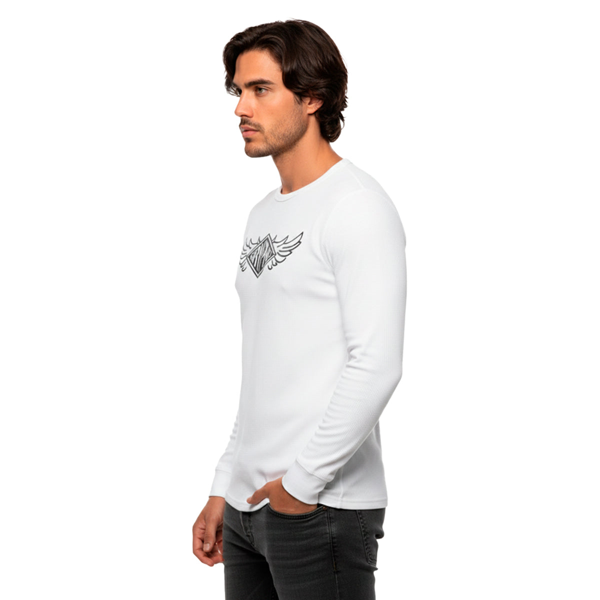 Playera térmica alas high density Grypho serigrafia hombre-S, M, L, XL