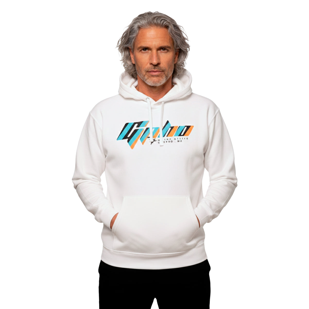 Hoodie California para con capucha Grypho Sudadera-S, M, L, XL
