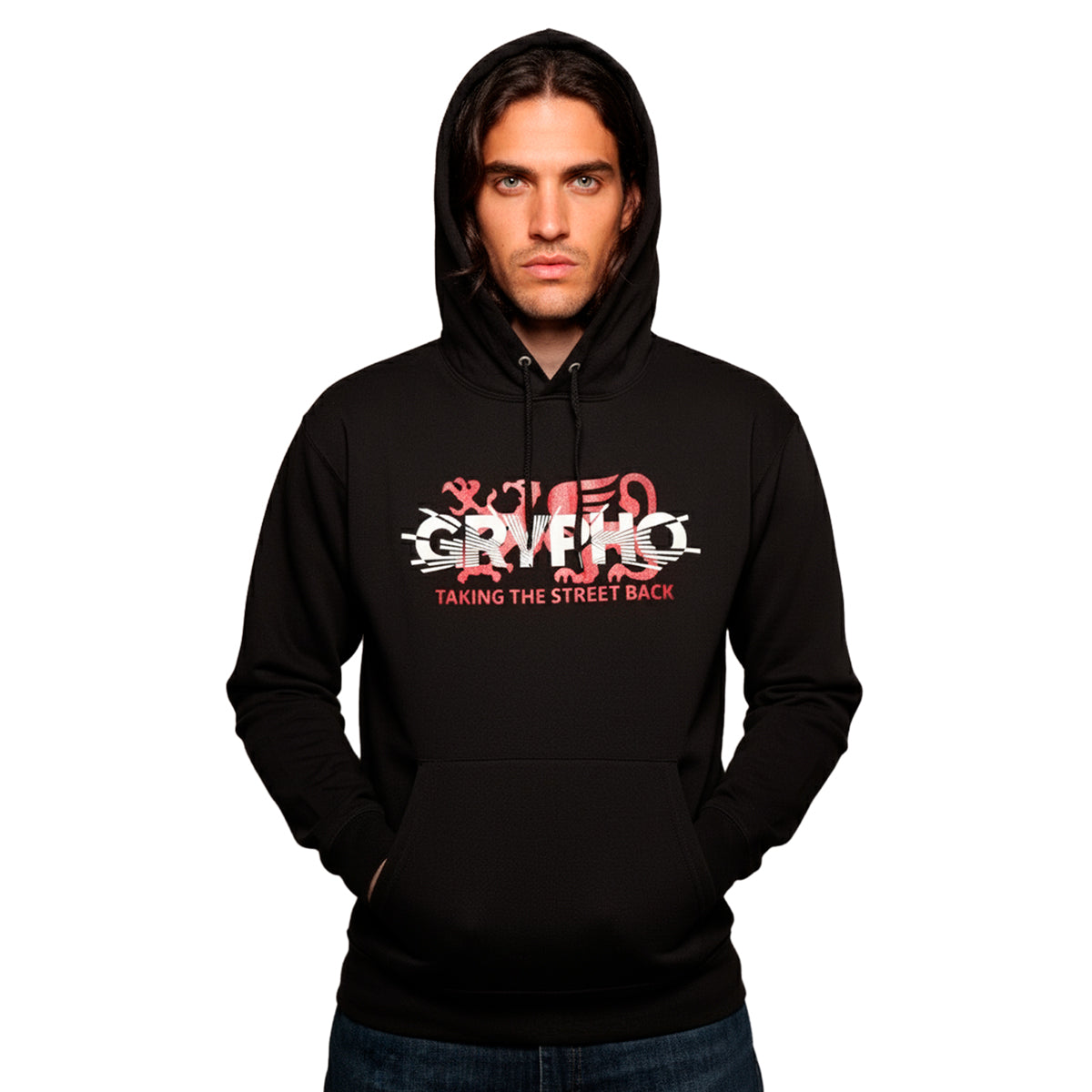 Hoodie Explod para con relieve high density Grypho-S, M, L, XL