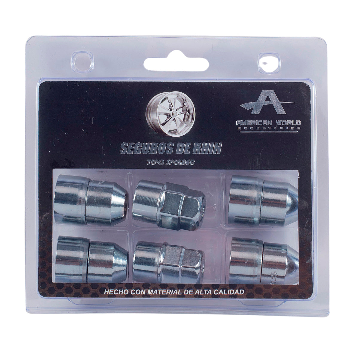 Seguro de rin 12 x 1.25 birlos A American World Accesories