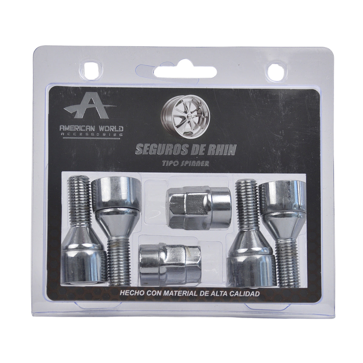 Seguro de rin 12 x 1.50 2 llaves A American World Accesories