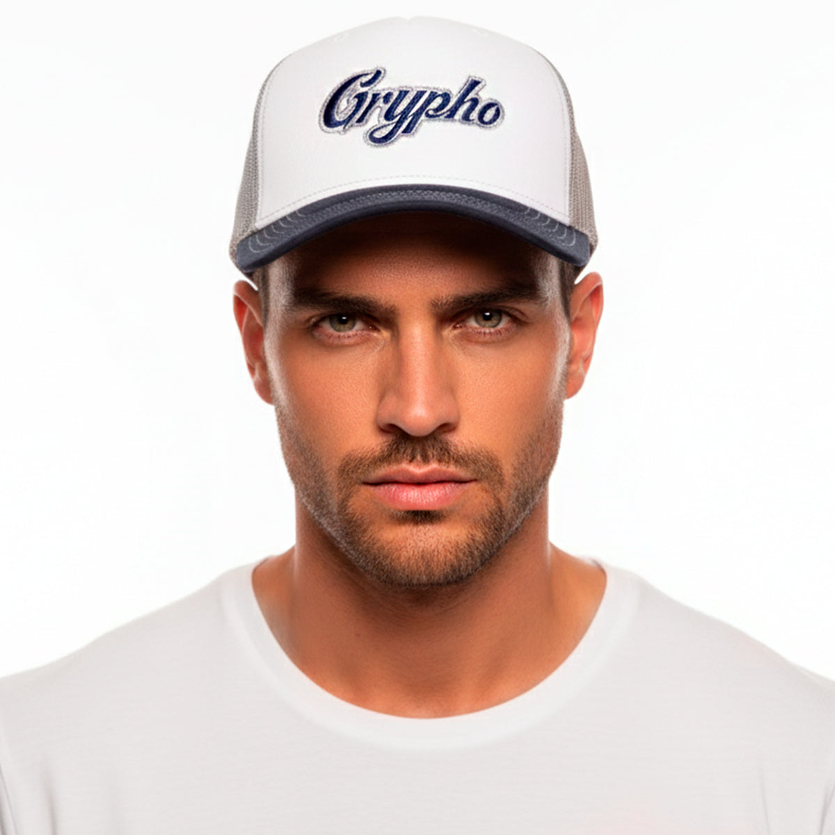 Gorra beisbolera trucker ajustable Grypho bordada original-Unitalla