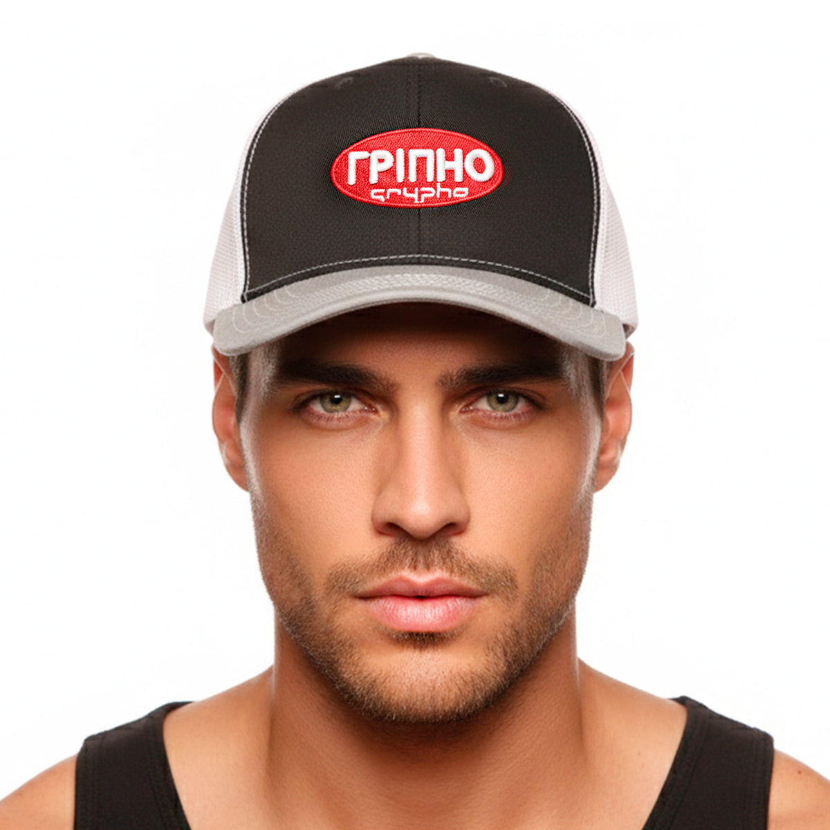 Gorra Grypho Institucional Roja Bordado 3D Trucker Hombre-Unitalla