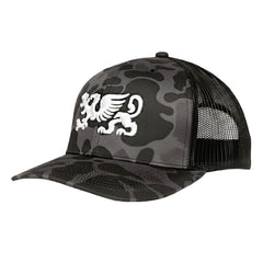 Gorra Grypho Camo Command Bordado 3D Trucker Negra hombre-Unitalla