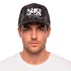 Gorra Grypho Camo Command Bordado 3D Trucker Negra hombre-Unitalla