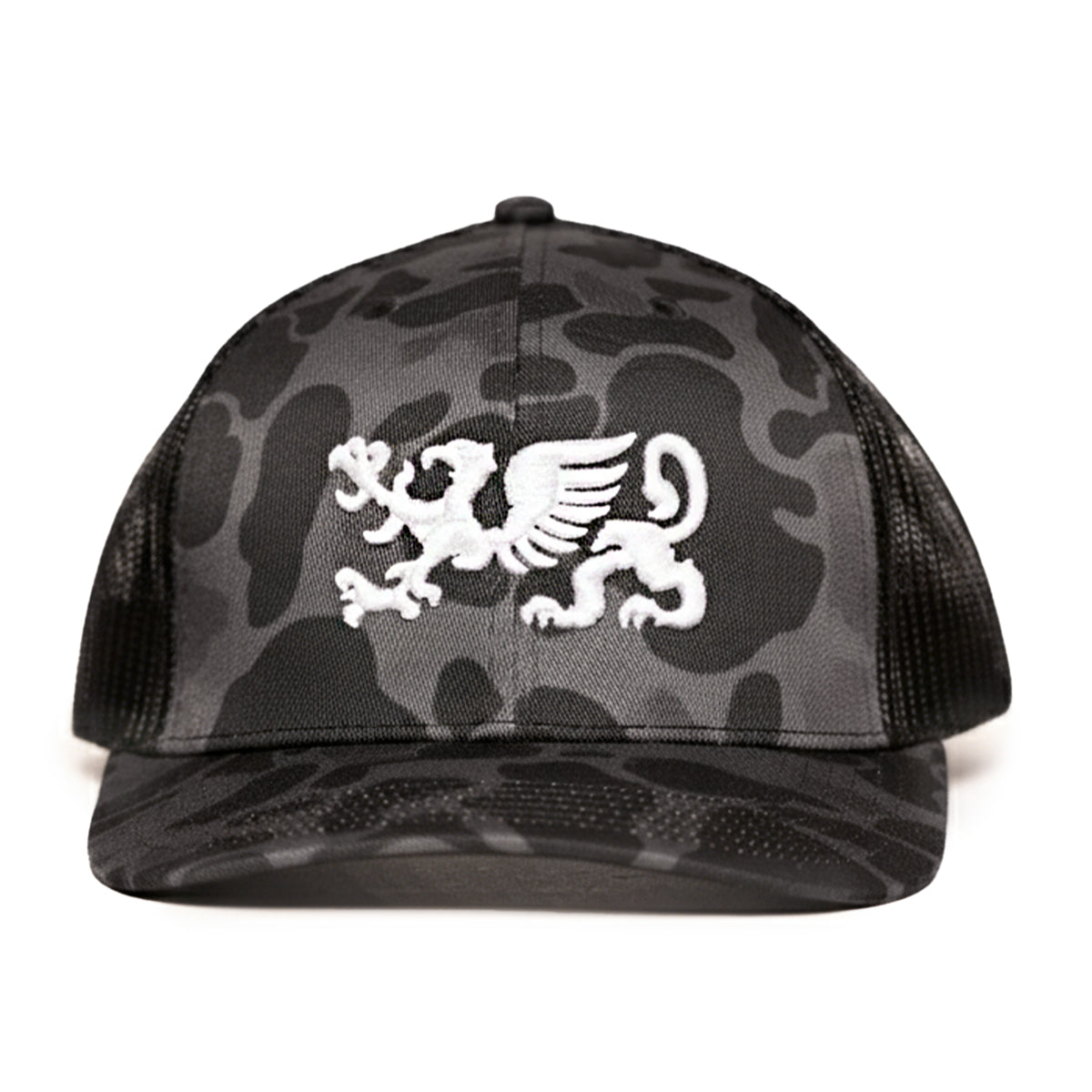 Gorra Grypho Camo Command Bordado 3D Trucker Negra hombre-Unitalla