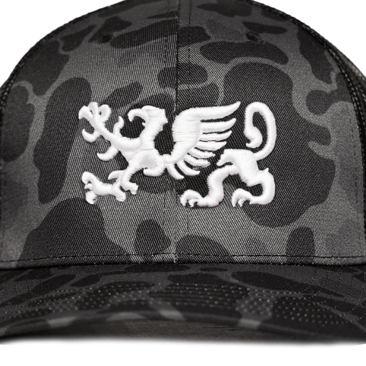 Gorra Grypho Camo Command Bordado 3D Trucker Negra hombre-Unitalla