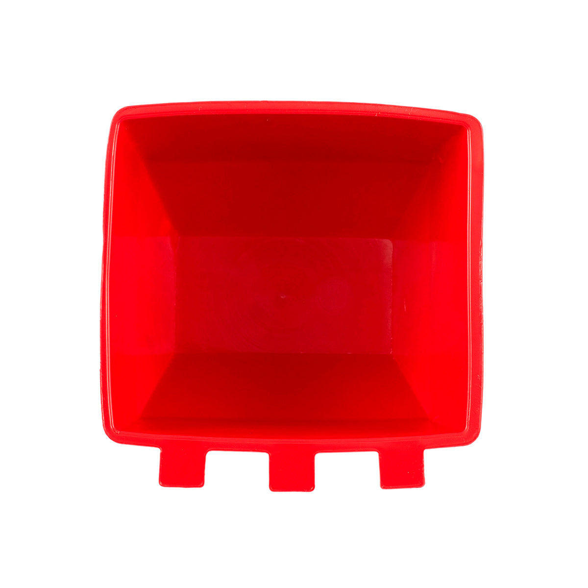 50 rojo bebederos comederos cuadrados rojos aves Plásticos