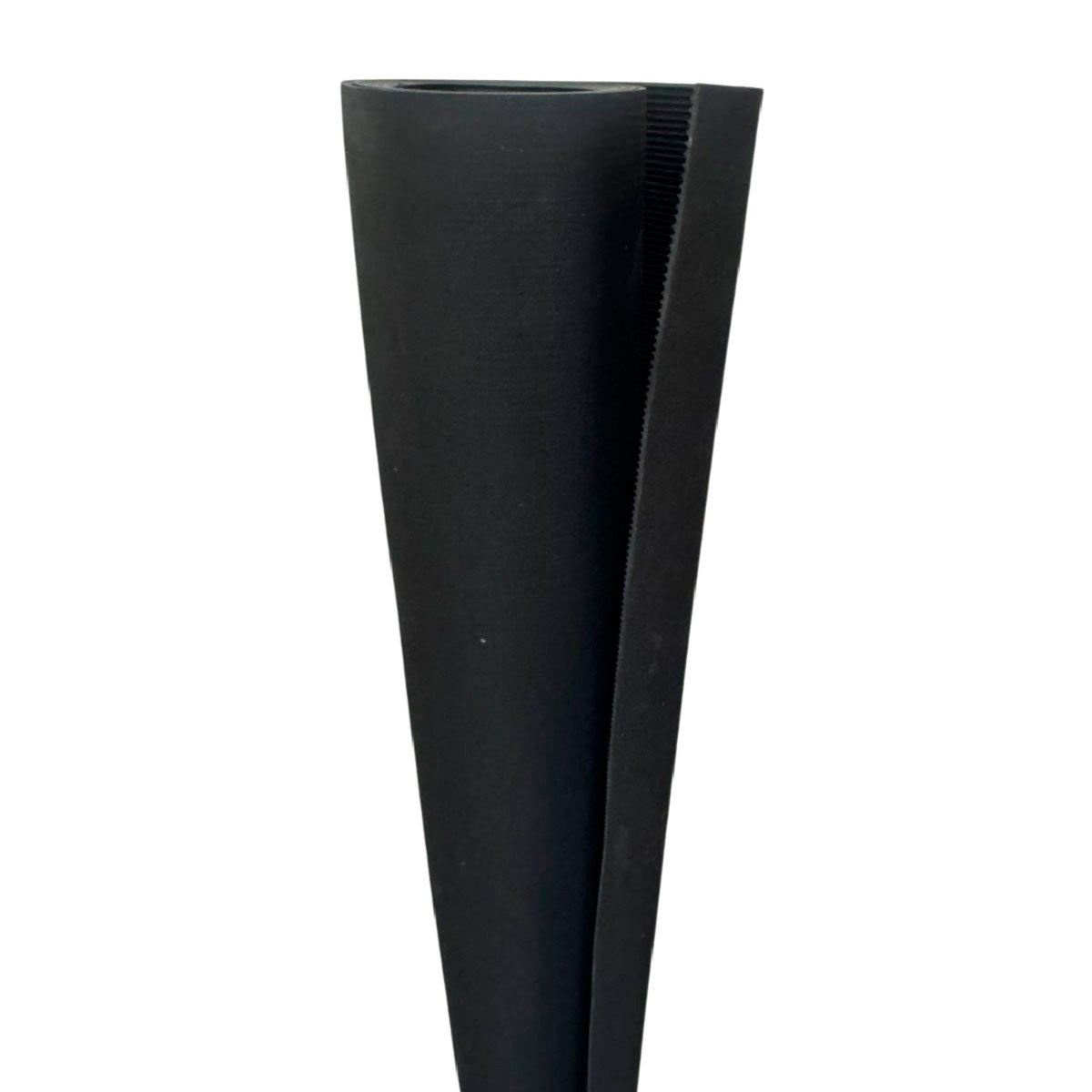 Piso Hule Estriado Antiderrapante Negro Tapete Pasillo Phasa-1.20mt X 5mt