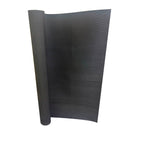 Piso Hule Estriado Antiderrapante Negro Phasa