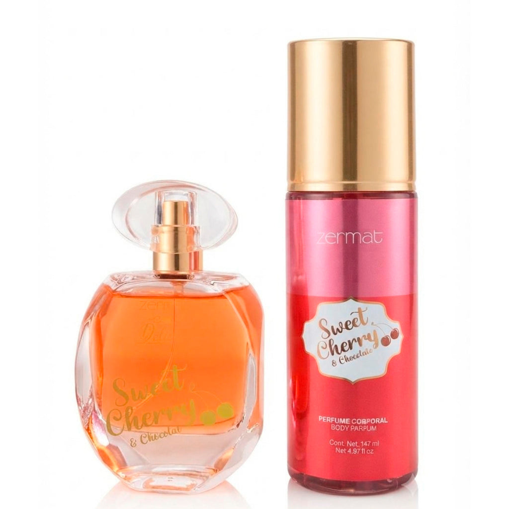 Perfume Mujer Zermat Sweet Cherry Dulce Kit 2 Piezas
