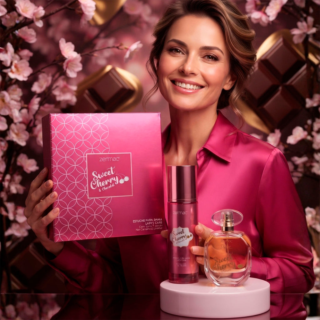 Perfume Mujer Zermat Sweet Cherry Dulce Kit 2 Piezas