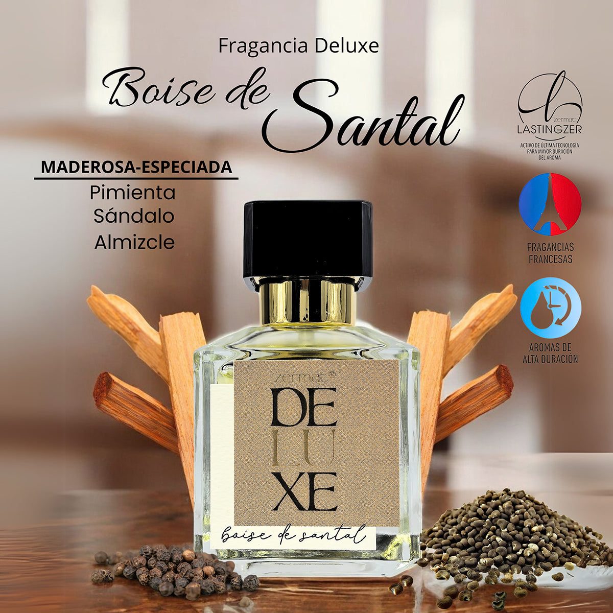 Perfume De Luxe Boise Santal Zermat 50 ml Spray Unisex