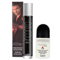 Perfume Zermat Incontro paquete hombre con desodorante