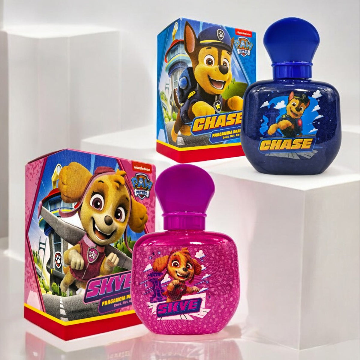 Set perfumes Zermat Paw Patrol Chase y Skye niño niña