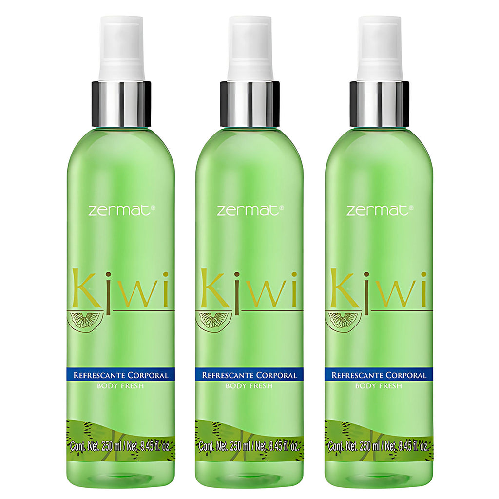 Set De 3 Lociones refrescantes Kiwi Zermat 250 ml