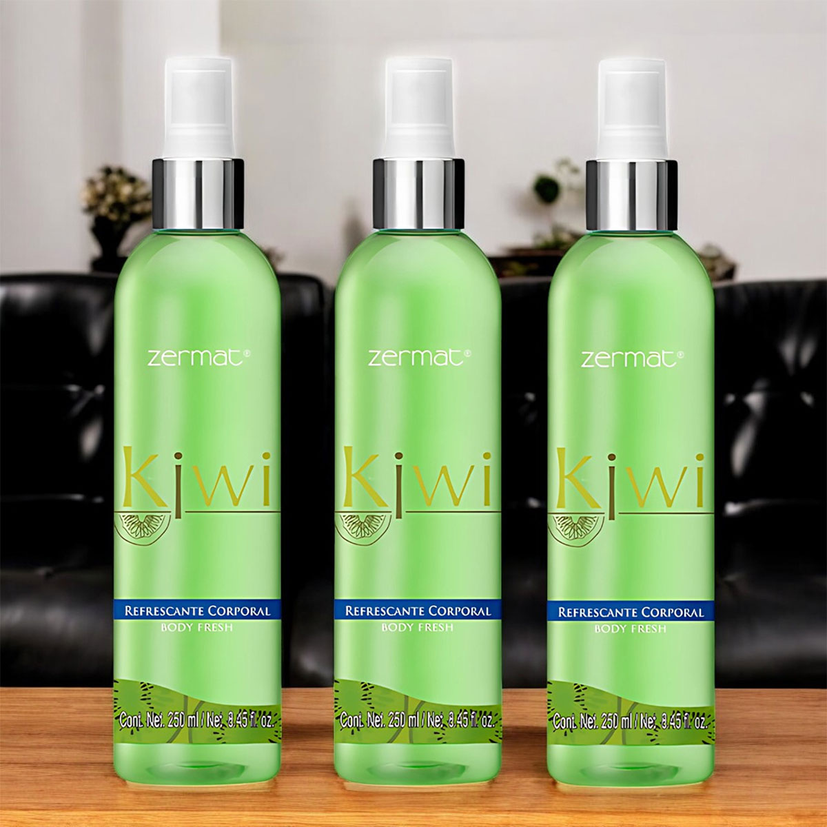 Set De 3 Lociones refrescantes Kiwi Zermat 250 ml