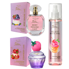 Set 3 perfumes Zermat mujer body mist fragancia dulce