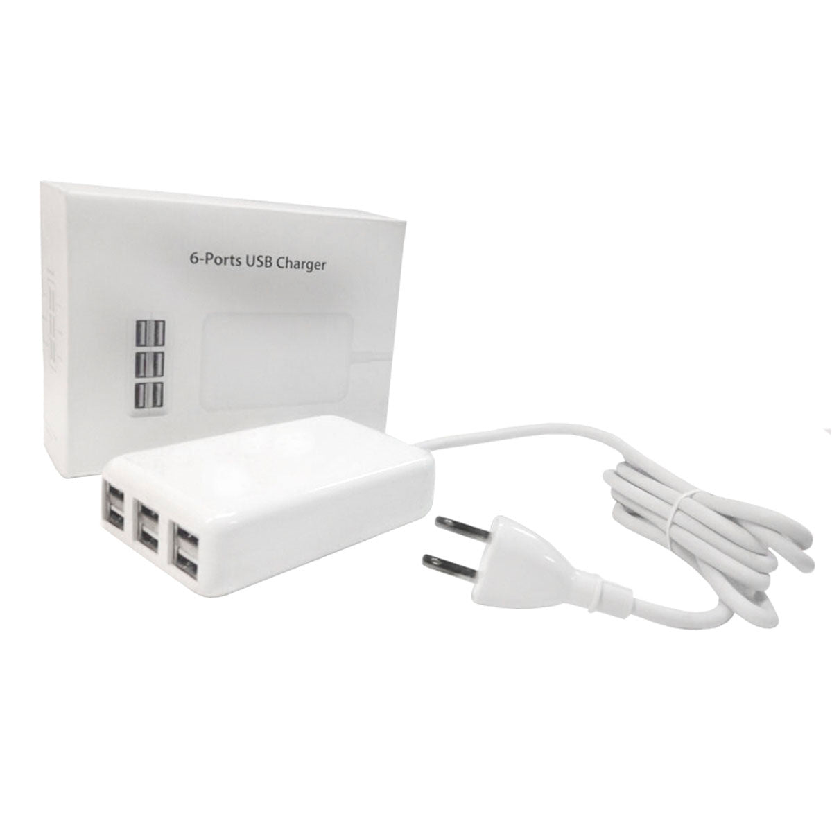 Multipuerto Plastico 6 Usb